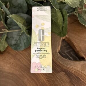 CLINIQUE Beyond Perfecting Foundation + Concealer WN 38 SESAME 1oz New